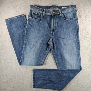 Alberto Tommy Comfort Fit Blue Jeans Mens 34x34 Authentic Denim